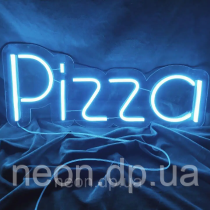 Неонова вивіска "Pizza"