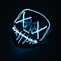 Уникальная светодиодная маска RESTEQ, светящаяся в темноте из фильма "Судная ночь 3"