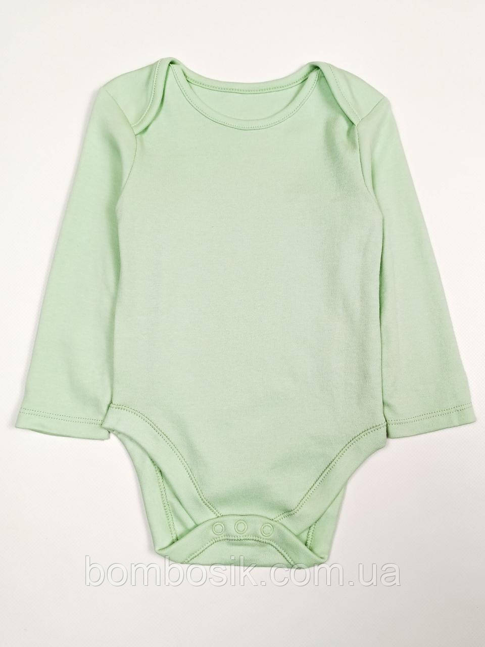 Бодік з довгим рукавом для хлопчика George, 0-3м (56-62cм), фото 1