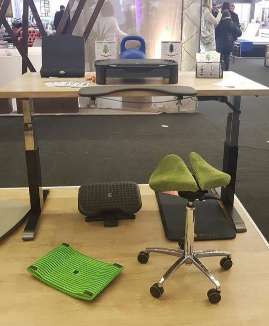 GYMBA - Дошка для активного стояння (Made in Finland) (Дошка балансувальна, колір зелений), фото 1