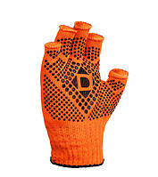 Перчатки рабочие защитные трикотажные без пальцев с ПВХ рисунком Doloni Универсал D р.10 4058