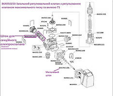 8640500.500 Шток для головного електроклапана