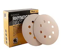 Абразивный диск INDASA RhynoGrip Plus Line d125 мм, 8 отверстий, (упаковка - 50шт) - P40 / P40 - P500