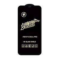 Захисне скло 9H Solid Myth Anti-Static для X/Xs/11 Pro (антистатичне, максимальне покриття)