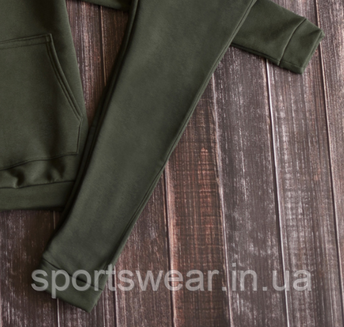 Теплые штаны мужские хаки темно-зеленого цвета парню спортивные Брюки стиль камуфляж подобрать Размер брюк - фото 6 - id-p1705059315