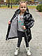 Подовжена зимова куртка на флісі «умка», розміри на зріст 98, 104, 110, 116 + відеообзор!, фото 6