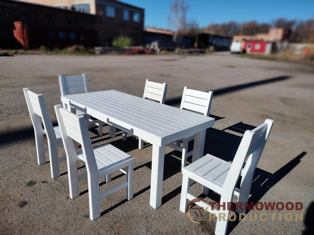 Белая мебель из массива дерева от производителя, комплект Furniture set - 44 - фото 4 - id-p1705072916