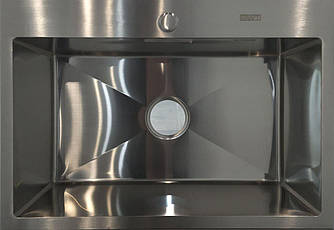 Мийка для кухні з нержавіючої сталі Kraft HS6545 Сатин