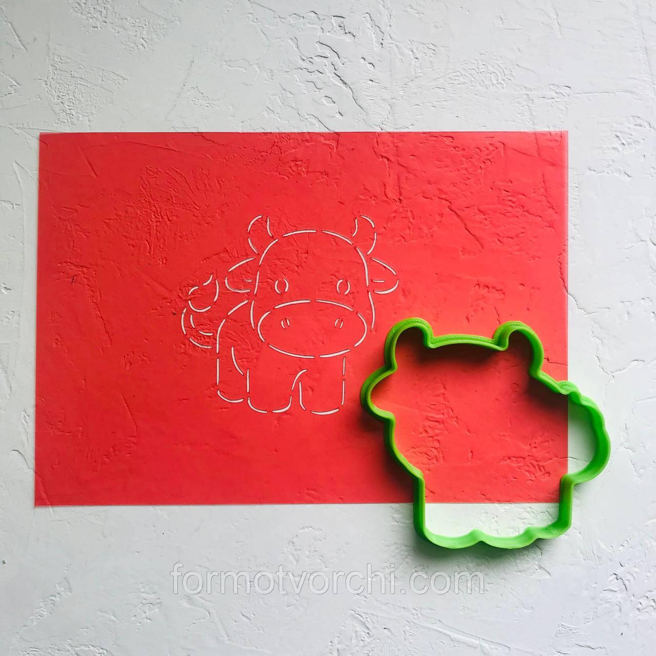 3D-формочки-вирубки для пряників "Корова 2"