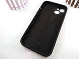 Чохол Silicone Case для Iphone 14 Plus чорний (18 колір), силіконовий чохол для айфон 14 плюс чорний, фото 7