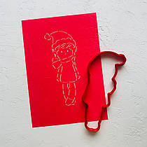 3D-формочки-вирубки для пряників "Гномік тильда"