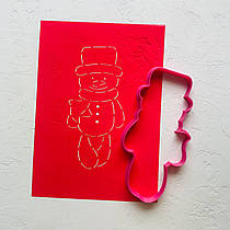 3D-формочки-вирубки для пряників "Сніговик тільда"