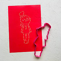 3D-формочки-вирубки для пряників "Сніговик тільда"