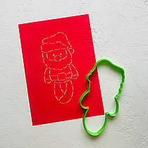 3D-формочки-вирубки для пряників "Дід Мороз тільда"