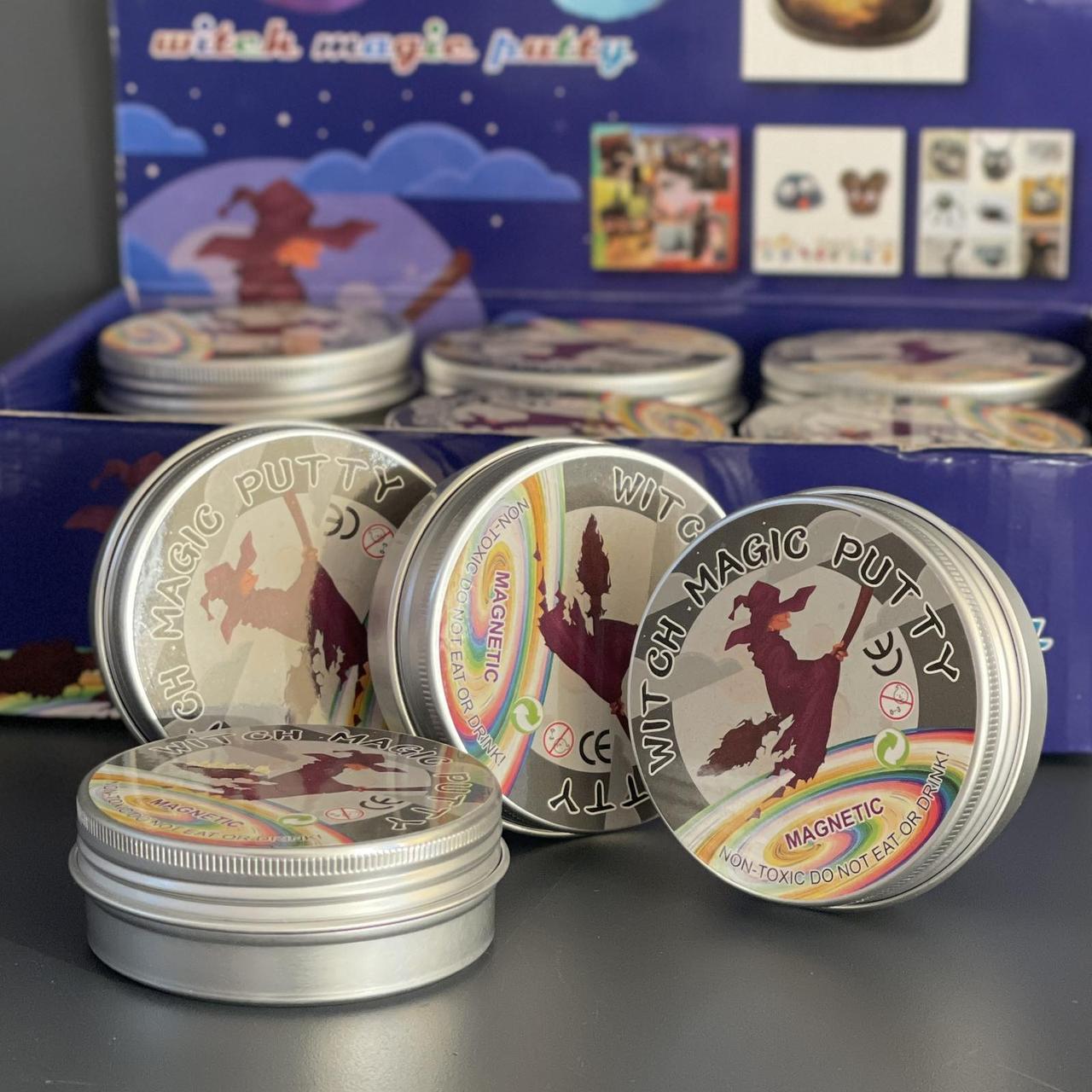 Іграшка "Магнітний пластилін", середня, мікс, Игрушка "Магнитный пластилин", фото 1