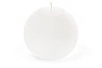 Подарочная свеча в форме шара 10см, цвет - белый, BonaDi (B010_1-1.1)