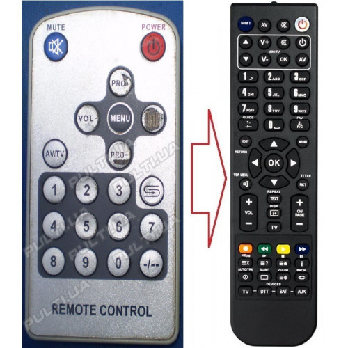 Пульт для телевізора SUPER RC TO-002 (аналог), фото 1