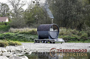 Наші бані бочки в Німеччині. Фото від нашого дилера в Фрайбурзі