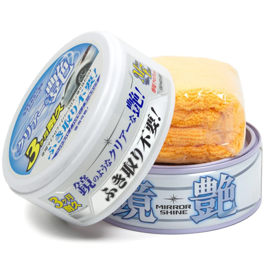 Віск для світлих авто SOFT99 Mirror Shine Wax (Light) 200 г