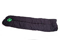 Дитячий спальний мішок до -10°C 170 см зимовий з сумкою Чорний