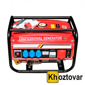 Генератор бензиновий 3-х фазний 6,5 кВт Universal Kraft Pull PT9500 | Реальні 3 кВт