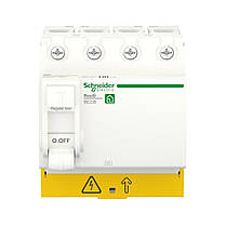 Вимикач диференційного струму ВДС Schneider Electric Resi 9 4p 25A АС 30mA R9R51425, фото 3