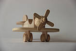 Дерев'яна іграшка літак "Віраж", фото 2