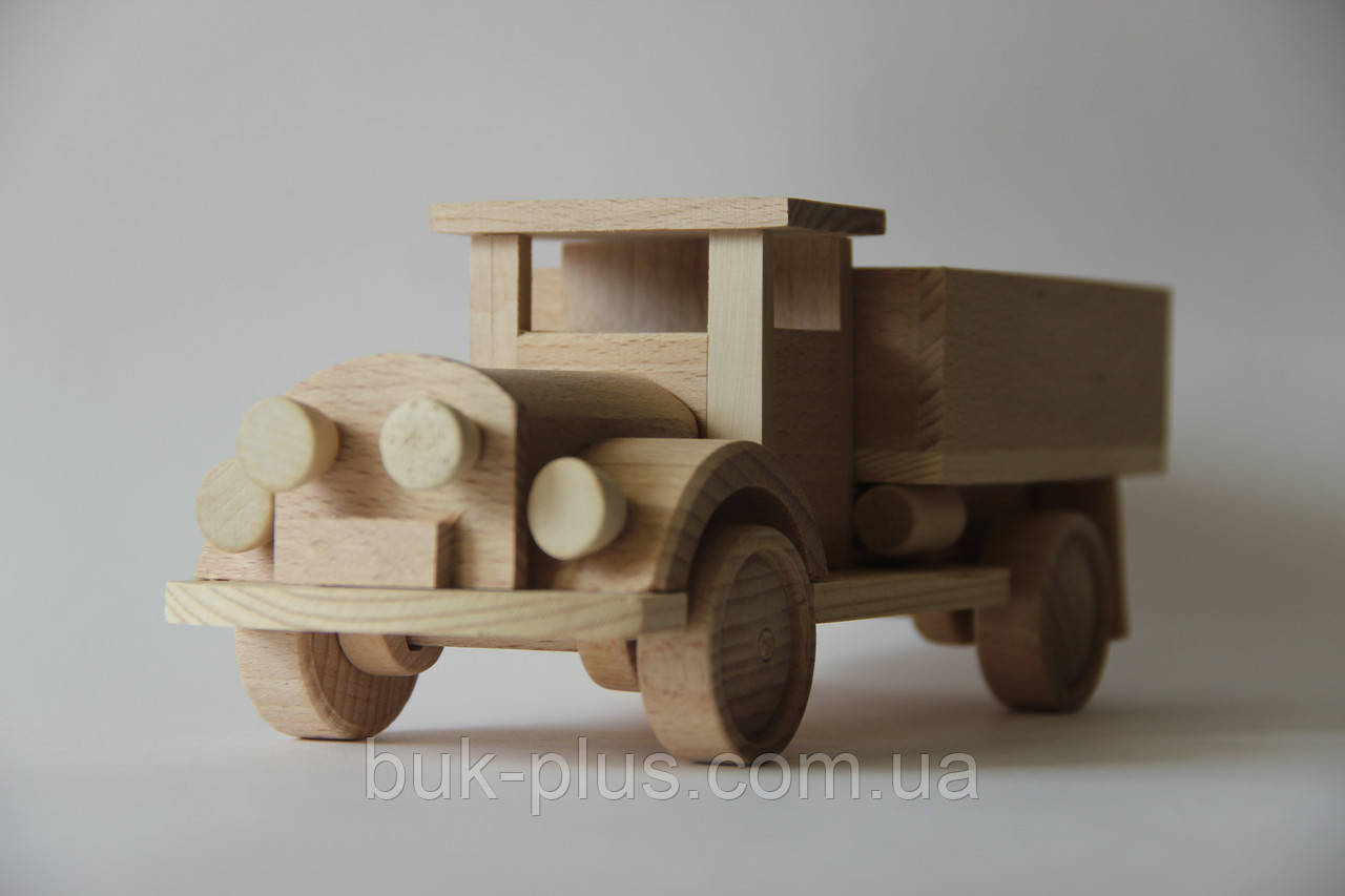 Дерев'яна іграшка машинка "ЗІС"