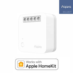 Одноканальнe реле Aqara Single Switch Module T1 With Neutral (DLKZMK11LM / SSM-U01) HomeKit з нульовою лінією