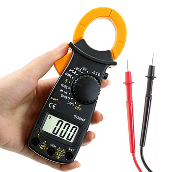 Цифровий мультиметр струмові кліщі Digital DT-3266E / Струмовимірювальні кліщі / Тестер напруги