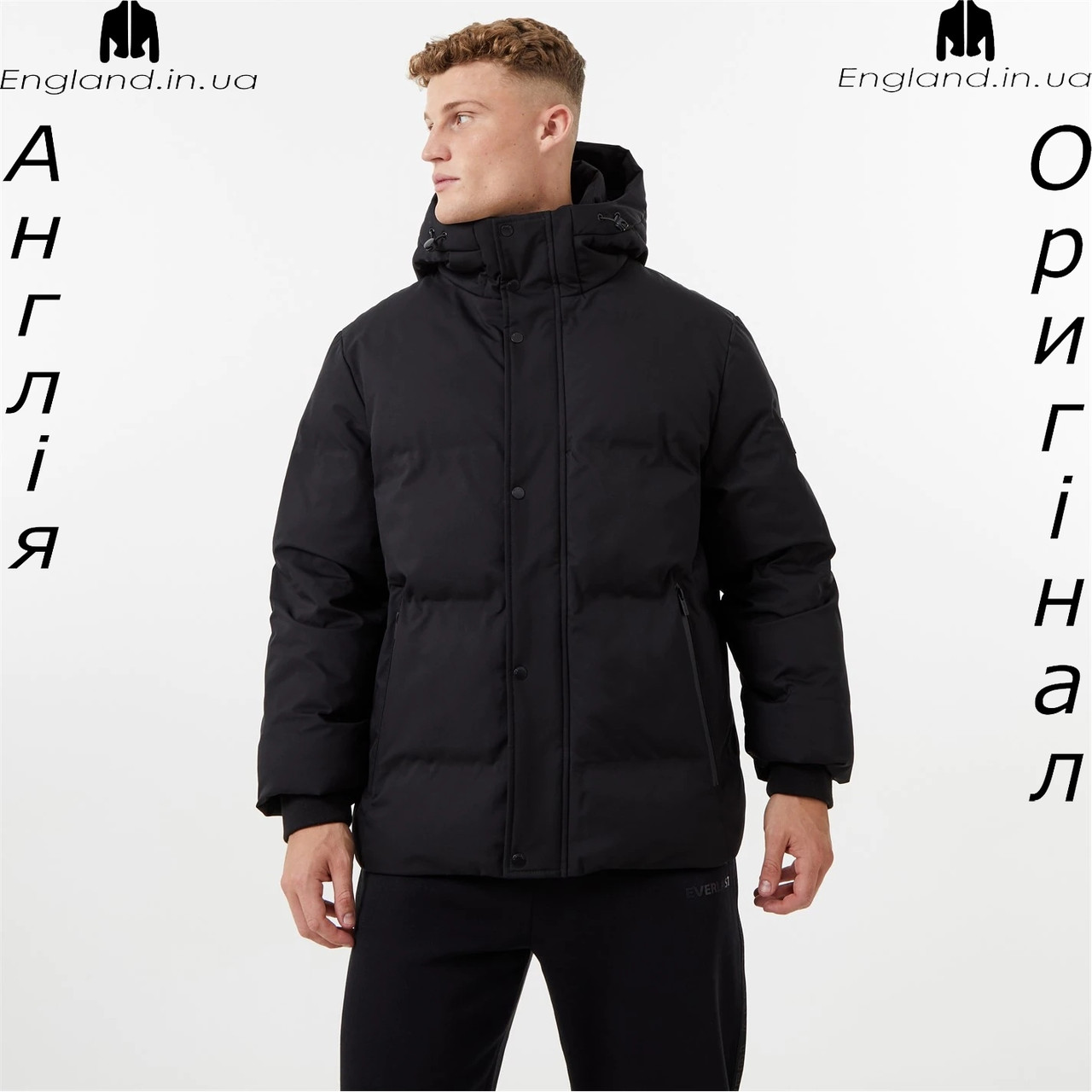 Куртка стьогана чоловіча Everlast (Еверласт) з Англії - зимова
