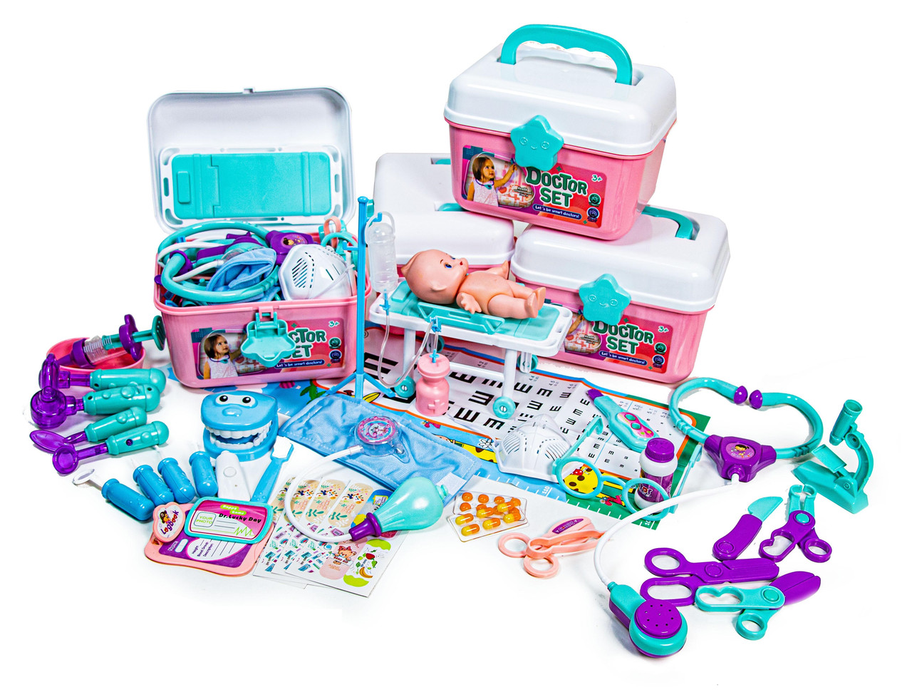 Ігровий набір лікаря у валізці. Код 9913