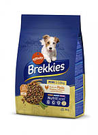 Сухой корм для взрослых собак малых пород Brekkies Dog Mini Adult с курицей и овощами 3 кг