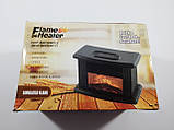 Настільний міні нагрівач FLAME-HEATER камін із пультом 1000 Вт, фото 7