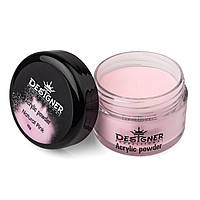 Акриловая пудра Дизайнер - 15 г. Acrylic powder для наращивания и укрепления ногтей, Natural Pink