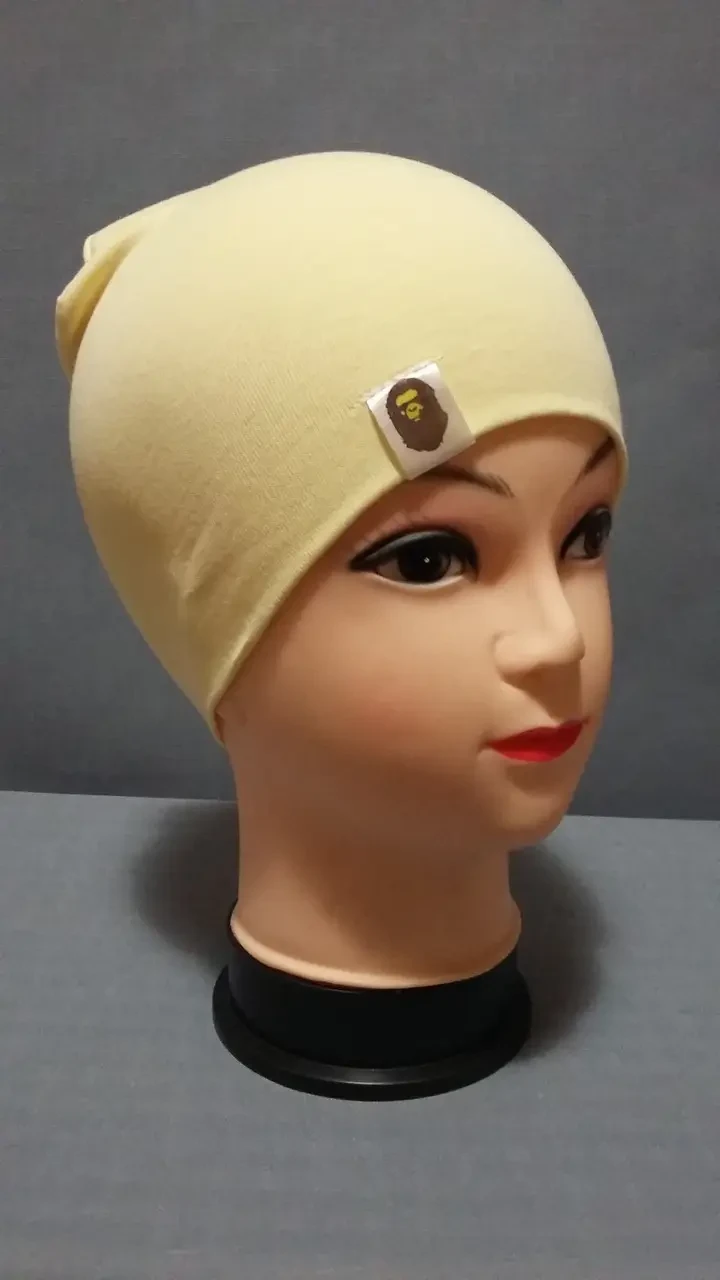 Шапка демісезонна для дитини Bape Kids светло-желтая