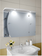 Шафа дзеркальна Garnitur.plus у ванну з LED-підсвіткою 11N (DP-V-200110)