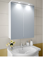 Шафа дзеркальна Garnitur.plus у ванну з LED-підсвіткою 18N (DP-V-200117)