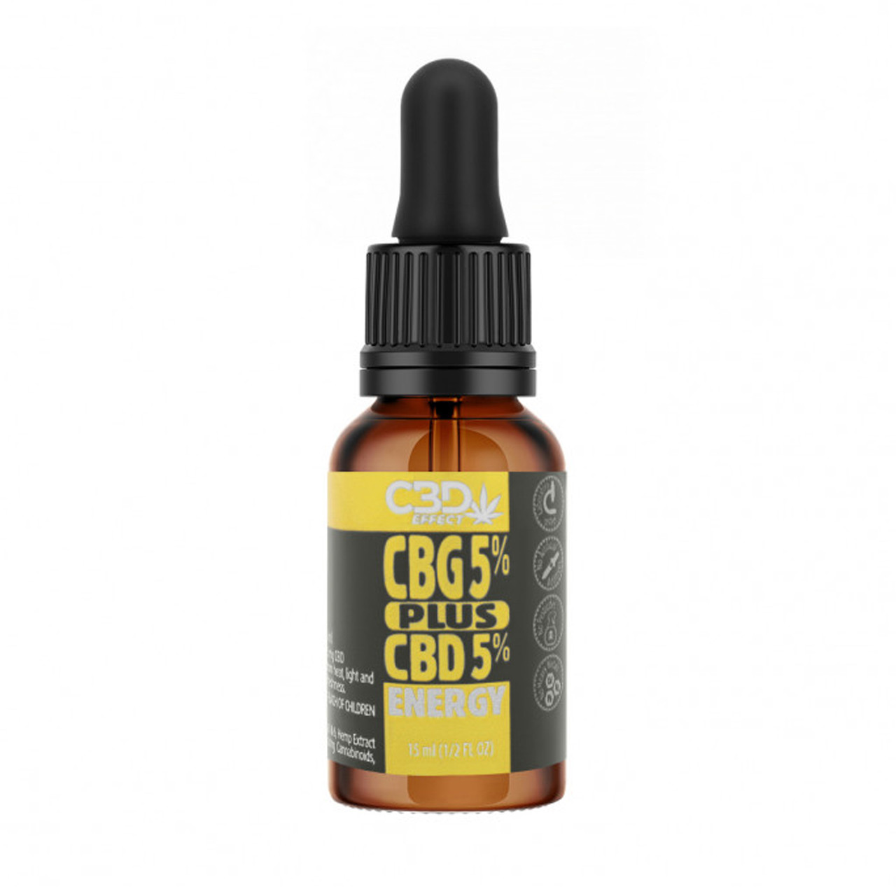 КБД Олія CBG 5% + CBD 5% 15 мл. 750 мг.