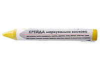 Крейда маркувальна VIROK : жовта, 13x120 мм. воскова для різних поверхонь. УП 12 шт. Baumar - Всегда Вовремя