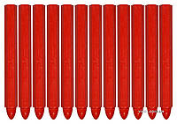Крейда маркувальна для різних поверхонь YATO : 120 x 12 мм, червона, 12 шт [50] Baumar - Всегда Вовремя