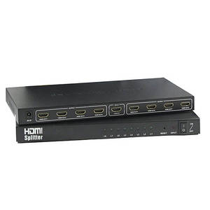 Комутатор HDMI 1x8 порта, спліттер, розгалужувач