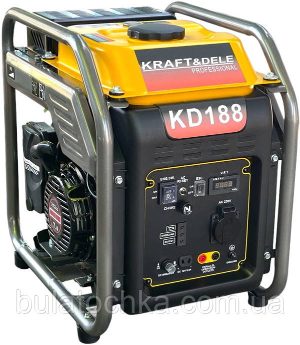 Генератор інверторний Kraft&Dele KD188 4,5 кВт