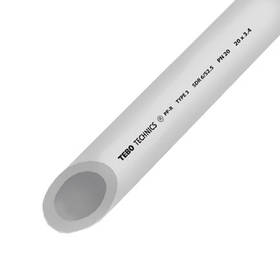 Труба PPR PN20  Ø50 х 8,4 мм TEBO сіра 4/20 м