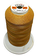 Нитка швейная из полиэфирного шелка №40 1000м. «Титан» 2533 ярко бежевый