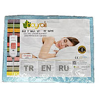 Електропростирадло Boyrali (Termosoft), 120х155 см, Туреччина. Оригінал. Блакитний