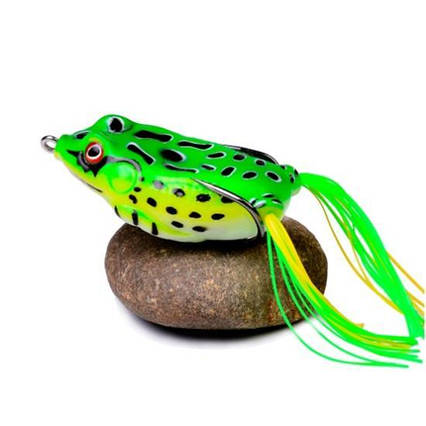 Воблер Жаба-незачіпляйка Thunder Frog Proberos 17,5 г 65 мм жовто-зелений