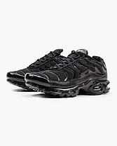 Чоловічі Кросівки Nike Air Max Tn Plus Black / Найк Аїр Макс ТН Чорні, фото 3
