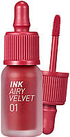 Стойкий тинт для для губ Peripera Ink Airy Velvet #1 Hotspot Red 4 гр