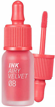 Стійкий тинт для губ Peripera Ink Airy Velvet No 8 Pretty Orange Pink, 4 г